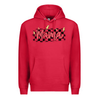 Cardinal checkered mama Premium Hoodie - MaliasSmallBusiness