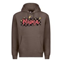 Coffee checkered mama Premium Hoodie - MaliasSmallBusiness