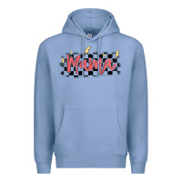 Colony Blue checkered mama Premium Hoodie - MaliasSmallBusiness