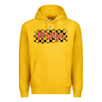 Lemon checkered mama Premium Hoodie - MaliasSmallBusiness