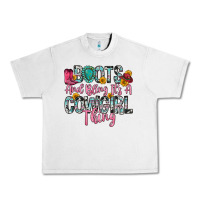 Lunar Rock boots and bling it s a cowgirl thing Urban Heavy Tee - Zillion Design Studio
