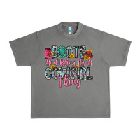 Tornado boots and bling it s a cowgirl thing Urban Heavy Tee - Zillion Design Studio