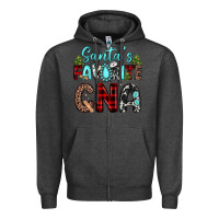 Charcoal Heather santas favorite cna Zipper Hoodie - JahusDesignShop