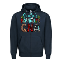 Navy santas favorite cna Zipper Hoodie - JahusDesignShop