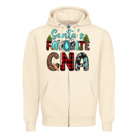 Sandshell santas favorite cna Zipper Hoodie - JahusDesignShop