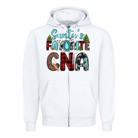 White santas favorite cna Zipper Hoodie - JahusDesignShop