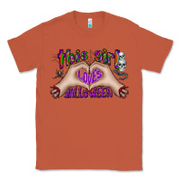 Copper this girl loves halloween Classic Tee - CowhideDigitalArt