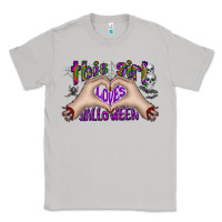 Moon Dust this girl loves halloween Classic Tee - CowhideDigitalArt
