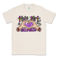 Natural this girl loves halloween Classic Tee - CowhideDigitalArt