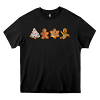 Black christmas cookies Heavy Core Tee - LillyAllenDesigns