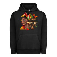 Pigment Black i am black history Urban Hoodie - LillyAllenDesigns