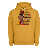 Pigment Peanut Butter i am black history Urban Hoodie - LillyAllenDesigns