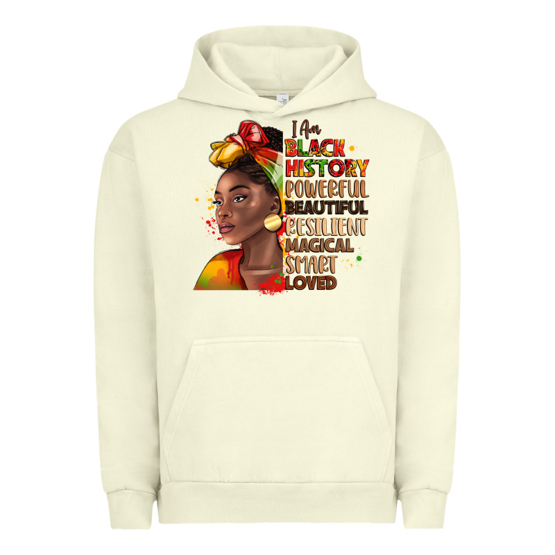 I Am Black History Urban Hoodie by LillyAllenDesigns | Teevron