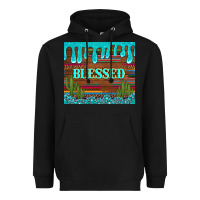 Black blessed annd cactus with gemstone tumbler Heavyweight Hoodie - Artiststas