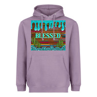 Lavender blessed annd cactus with gemstone tumbler Heavyweight Hoodie - Artiststas