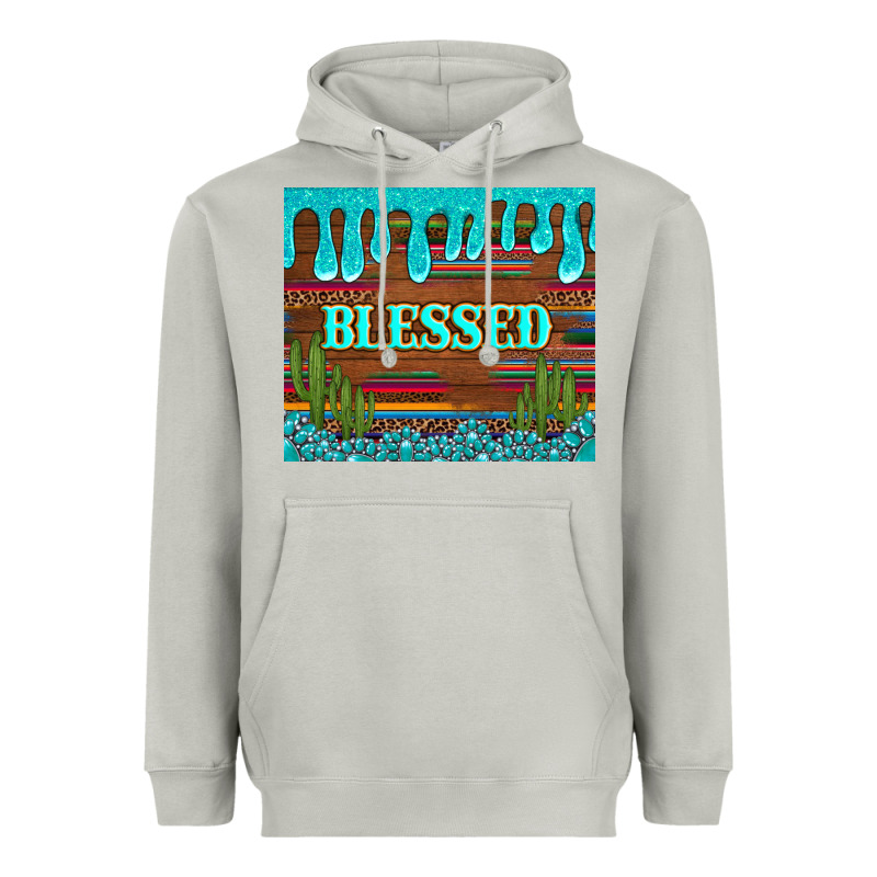 Blessed Annd Cactus With Gemstone Tumbler Heavyweight Hoodie by Artiststas | Teevron