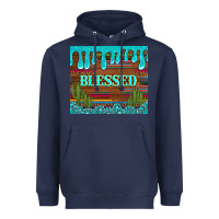 Navy blessed annd cactus with gemstone tumbler Heavyweight Hoodie - Artiststas