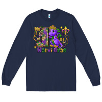 Navy dragon my first mardi gras Long Sleeve Tee - FaDigitalArtStudio
