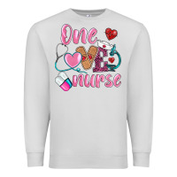 Dove Grey one loved nurse Premium Sweatshirt - BarkalooDesign