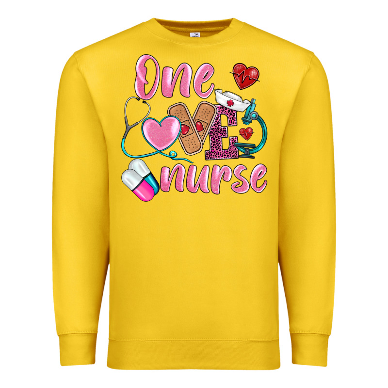 One Loved Nurse Premium Sweatshirt by BarkalooDesign | Teevron