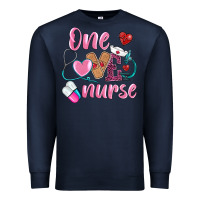 Navy one loved nurse Premium Sweatshirt - BarkalooDesign