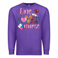 Purple one loved nurse Premium Sweatshirt - BarkalooDesign