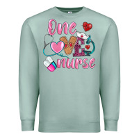 Seafoam one loved nurse Premium Sweatshirt - BarkalooDesign