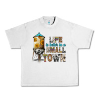 Lunar Rock life is better in a small town Urban Heavy Tee - Zillion Design Studio