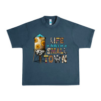 Midnight Navy life is better in a small town Urban Heavy Tee - Zillion Design Studio