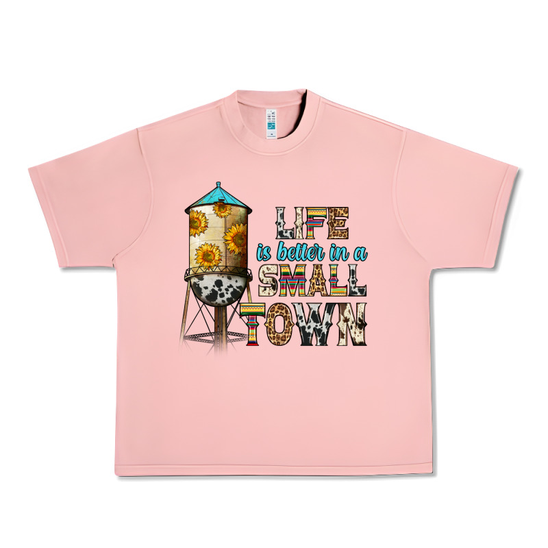 Life Is Better In A Small Town Urban Heavy Tee by Zillion Design Studio | Teevron