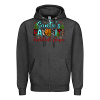 Charcoal Heather santa s favorite basketball player Zipper Hoodie - JahusDesignShop