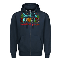 Navy santa s favorite basketball player Zipper Hoodie - JahusDesignShop