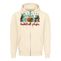 Sandshell santa s favorite basketball player Zipper Hoodie - JahusDesignShop