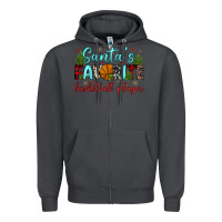 Smoke santa s favorite basketball player Zipper Hoodie - JahusDesignShop