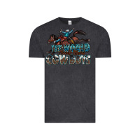 Vintage Black the world needs more cowboys Vintage Tee - Zillion Design Studio