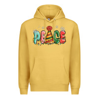 Antique Gold peace Premium Hoodie - MaliasSmallBusiness
