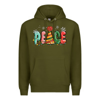 Army Green peace Premium Hoodie - MaliasSmallBusiness