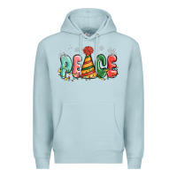 Blue Mist peace Premium Hoodie - MaliasSmallBusiness
