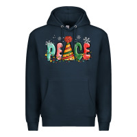 Navy peace Premium Hoodie - MaliasSmallBusiness
