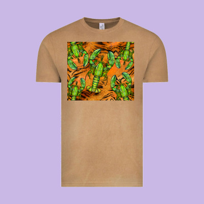Lobster Tumbler Vintage Tee Designed By Barkaloodesign