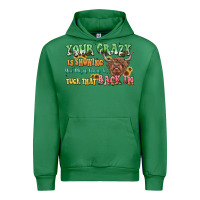 Emerald your crazy is showing cow Urban Hoodie - LillyAllenDesigns