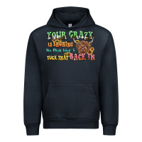 Navy your crazy is showing cow Urban Hoodie - LillyAllenDesigns