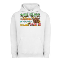 Pigment Lunar Rock your crazy is showing cow Urban Hoodie - LillyAllenDesigns