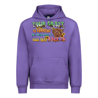 Tulip your crazy is showing cow Urban Hoodie - LillyAllenDesigns