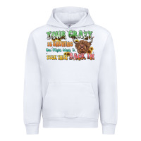 White your crazy is showing cow Urban Hoodie - LillyAllenDesigns