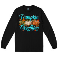 Black pumpkin everything Long Sleeve Tee - HRA Design Shop