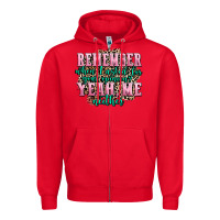 Red remember when i asked for your opinion yeah me nei Zipper Hoodie - AdoDesignShop