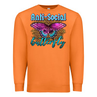Carrot Western Anti-Social Butterfly Premium Sweatshirt - LillyAllenDesigns