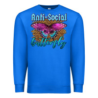 True Royal Western Anti-Social Butterfly Premium Sweatshirt - LillyAllenDesigns