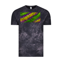 Cloud Black Mardi Gras Leopard Vintage Tee - RanaPortraitStore